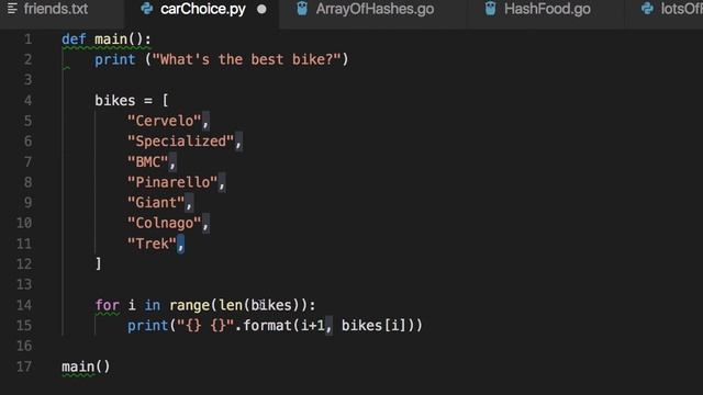 python array to menu смотреть онлайн