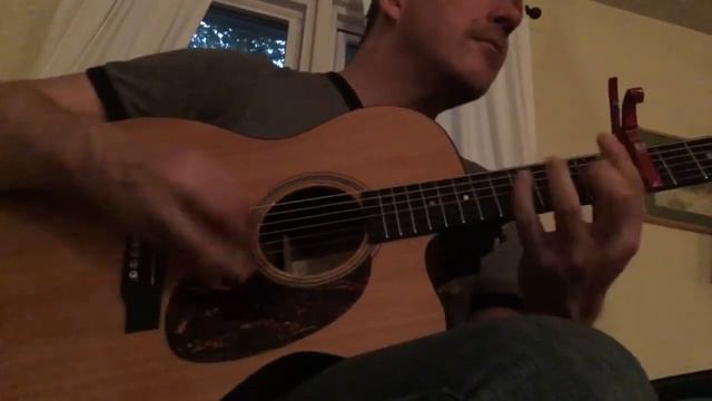 Open tuning CGDGAD, capo on 7th fret смотреть онлайн