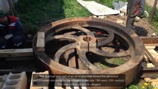 Реставрация чугунного маховика // The Restaration Of The Cast-iron Flywheel