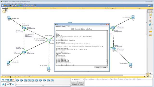 Cisco Packet Tracer: Объединение сетей с разными протоколами маршрутизации (RIP + OSPF) смотреть онлайн