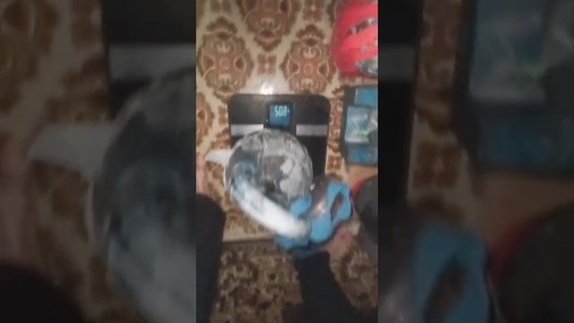 Подъём сидя на бицепс гири 51кг. каждой рукой (2-я проба)