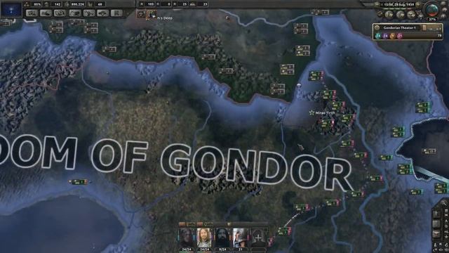 Trying To Save Middle Earth as Gondor Challenge Hearts Of Iron 4 HOI4 Lord of the Rings Mod смотреть онлайн