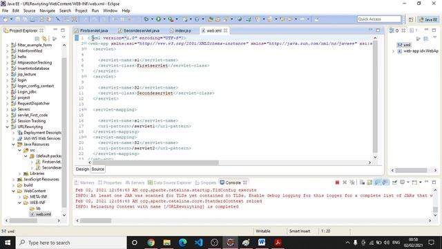 #6 URL Rewriting using Java Servlet|URLRewriting using Eclipse in Advance java Servlet NewUpdate202 смотреть онлайн
