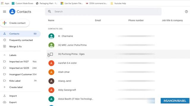 How to: Export Google Contacts ke Excel смотреть онлайн