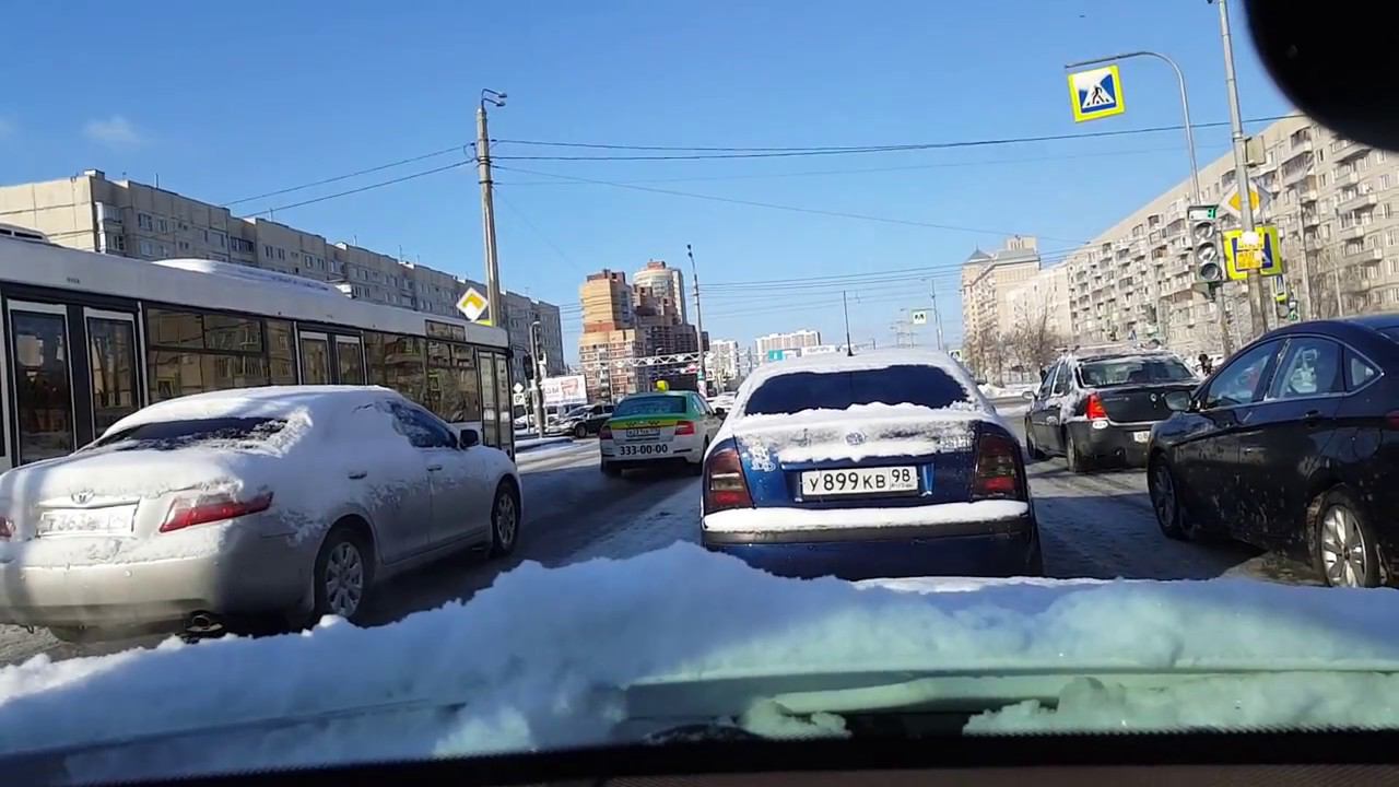 Апрельский снежный коллапс в Санкт-Петербурге: Нет ни одного такси на районе смотреть онлайн