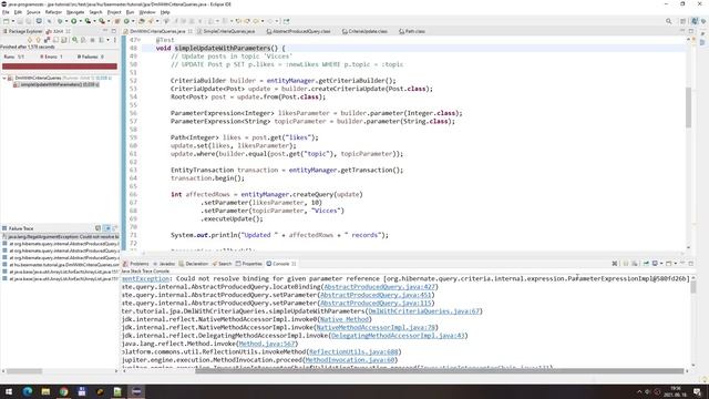 [JPA #26] Criteria API - UPDATE és DELETE смотреть онлайн