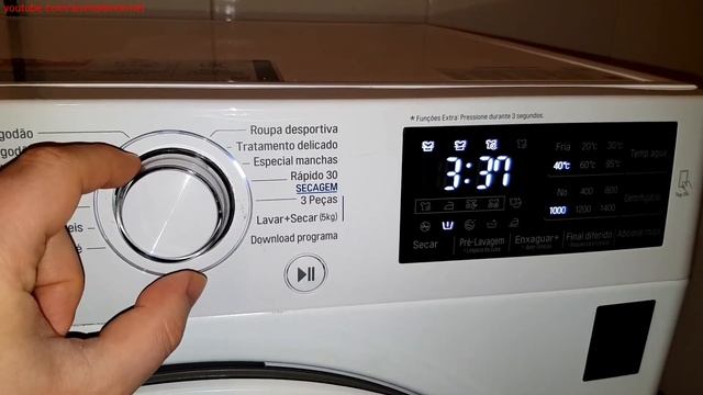 LG Washer Dryer Inverter Direct Drive 8/5 Kg F4J6TM0W: Stain Care Programme. How To Use