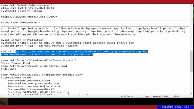 How To Setup SSH , FTP , Webmin , LAMP, PHPMyAdmin On Ubuntu 20.04 LTS смотреть онлайн