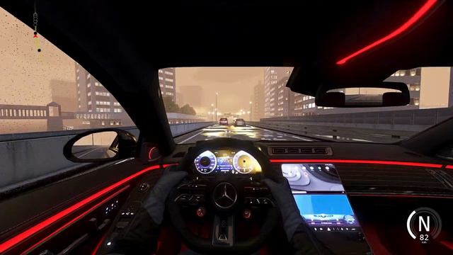 Assetto Corsa | Mercedes Brabus B50 | Shutoko | Steering Wheel Gameplay смотреть онлайн