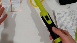 VOLADOR Portable Metal Detector IP68 Waterproof LCD Display Handheld UNBOXING, QUICK REVIEW, MANUAL