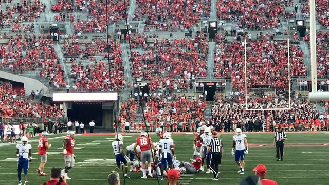 TreVeyon Henderson breaks Buckeyes freshman rushing record in 41-20 win over Tulsa (Sept. 18, 2021) смотреть онлайн