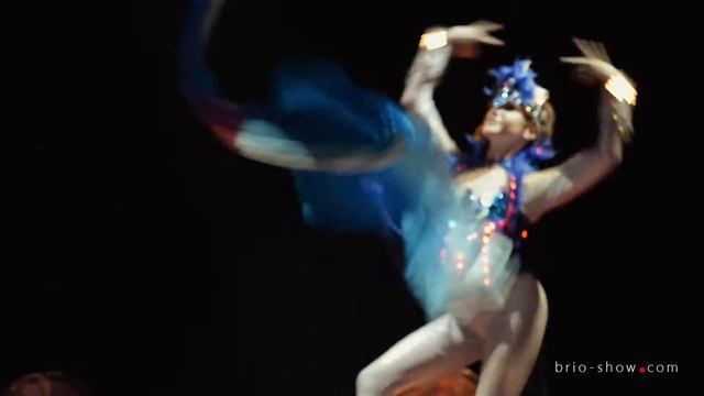 Световое шоу в Туле, проект Brio! "Wind Show" смотреть онлайн