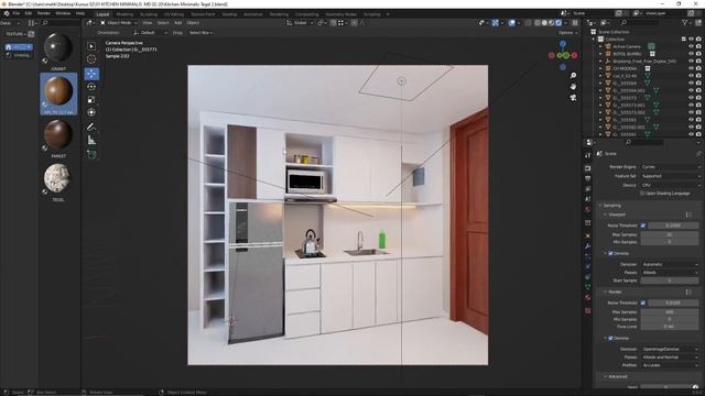 Cara Menggunakan Asset Browser di Blender 3.0 + Link Download free asset kitchen & shelf decoration смотреть онлайн