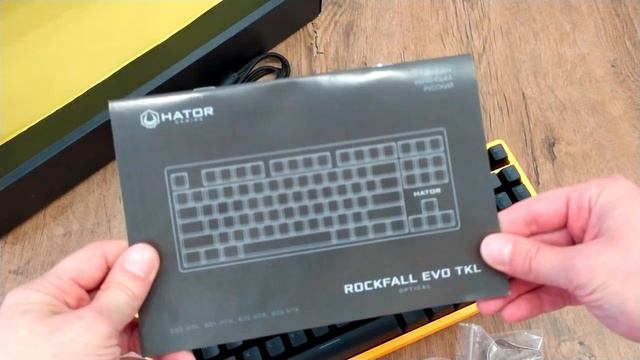 HATOR Rockfall EVO TKL Yellow (Kailh Optical Black) смотреть онлайн