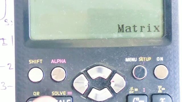 Finding Eigen Values By Using Casio Calculator/how To Find Eigen Vales