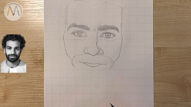 Мохаммед Салах рисуем портрет / Drawing Mohamed Salah смотреть онлайн