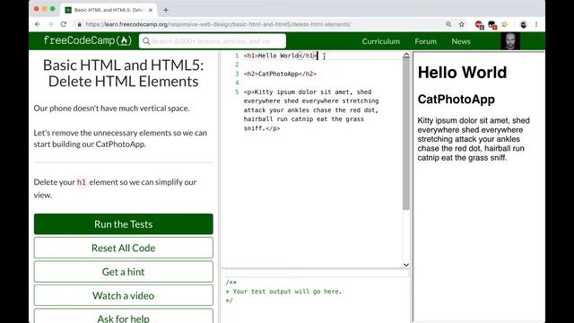Как удалить Html элемент смотреть онлайн