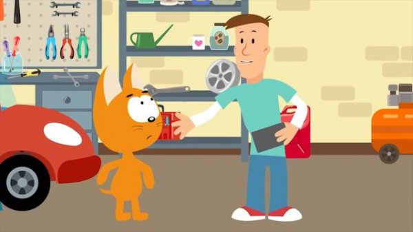 Kitty and the Magic Garage - Amphibian - Meow meow kids show with cars