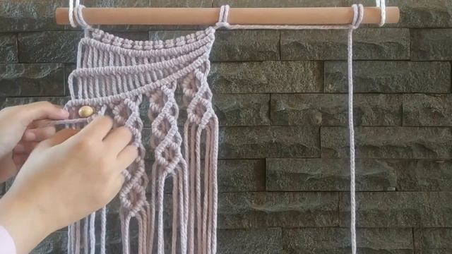 DIY Macrame Wall Hanging Angel Wings | MACRAME TUTORIAL #6 смотреть онлайн