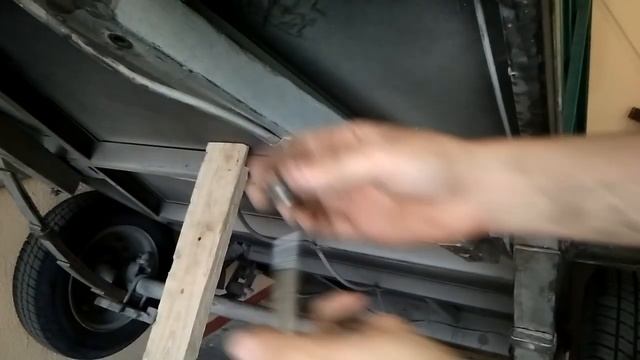 Хранение прицепа в гараже / Store the trailer in the garage смотреть онлайн