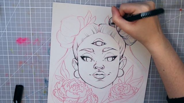 2 ART BOXES 1 DRAWING - February & March SKETCHBOX 2017 смотреть онлайн