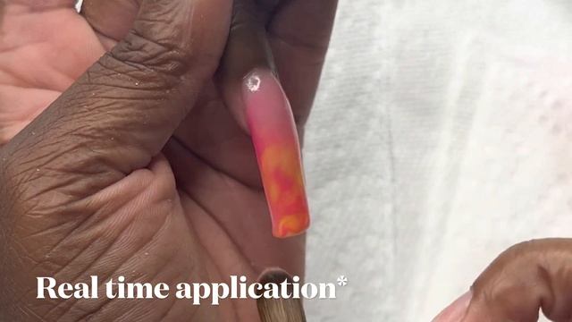 ✨POP OFF METHOD FOR ACRYLIC & POLYGEL | Marble Ombre Design | How To Use This Method For Press Ons! смотреть онлайн