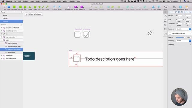 Nested Symbols in Sketch - Wunderlist Todo App - Let's Make That In Sketch смотреть онлайн