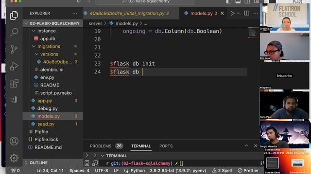 Flask 002-2 Flask-SQLAlchemy-seeding fake data-add new model смотреть онлайн