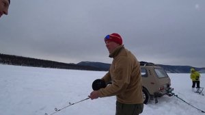 ЛОВЛЯ ОМУЛЯ И ХАРИУС НА БАЙКАЛЕ , СНАСТИ НА ОМУЛЯ .ЧАСТЬ 1