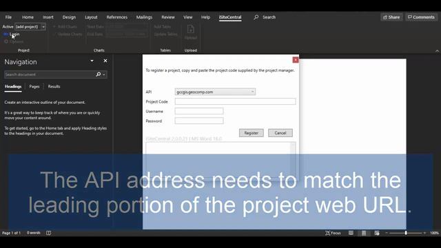 iSiteCentral React Logging in to the MS Word Add-in смотреть онлайн