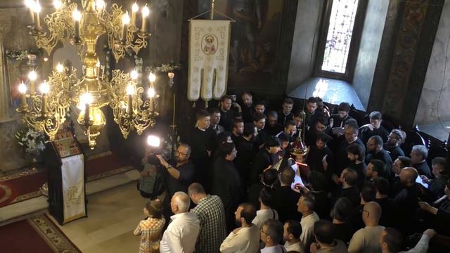 10 Ταῖς ἀγγελικαῖς ἀοράτως δορυφορούμενον τάξεσιν. Ἀλληλούϊα. смотреть онлайн