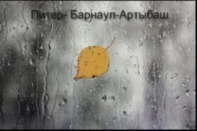 Дождь Питер.-Артыбаш