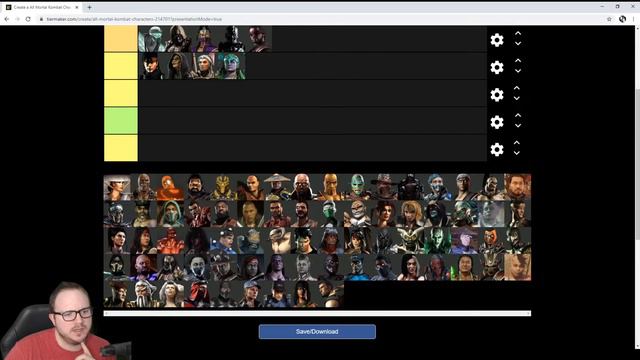 My Mortal Kombat 12 Roster wish list смотреть онлайн