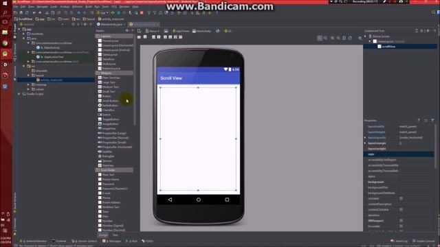 Android Studio How to use scroll view (ScrollView) смотреть онлайн