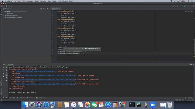 Python Pong Game Part 2 смотреть онлайн