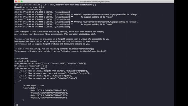 MongoDB Tutorials #3 - Basic CRUD MongoDB смотреть онлайн