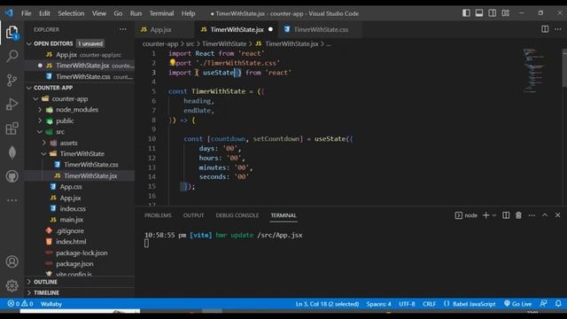 React Countdown Timer App with Vite | Complete Beginner Friendly смотреть онлайн