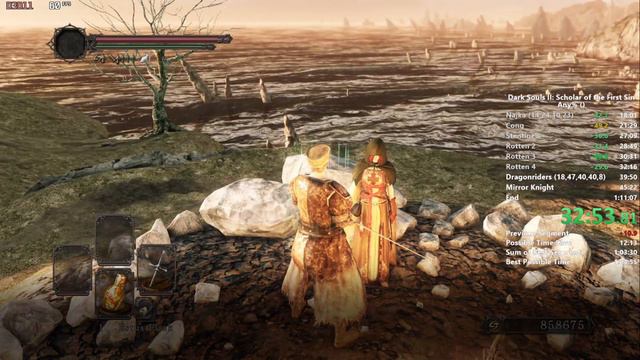 Dark souls 2 Sotfs any% speedrun (1:06:01) смотреть онлайн