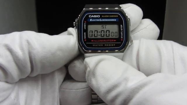 Casio A168WA-1W обзор video смотреть онлайн