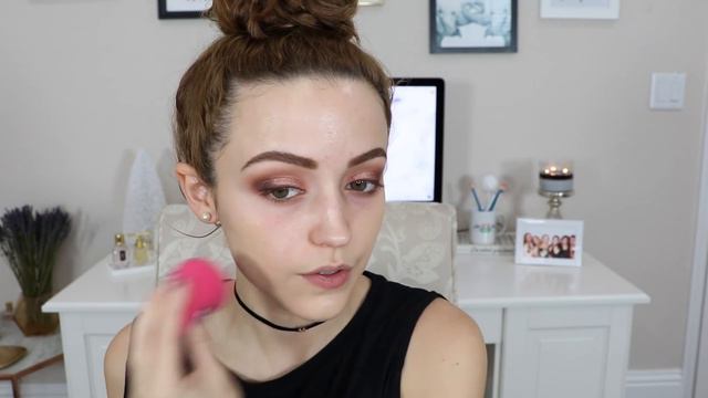 Rose Gold & Vampy Lips | Makeup Tutorial смотреть онлайн