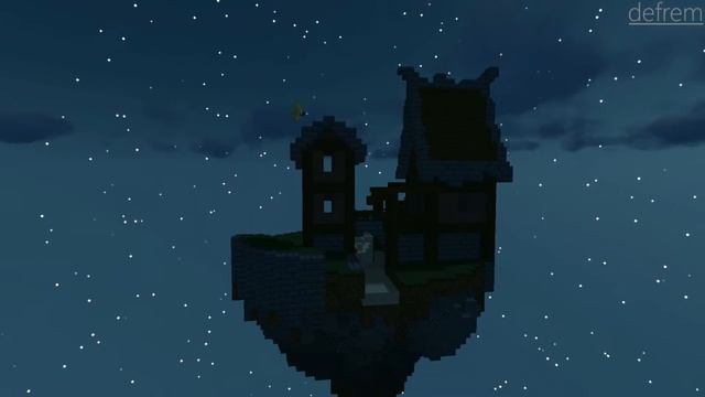 Постройка Средневекового дома на летающем острове! | Minecraft timelapse смотреть онлайн