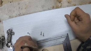 установка накладного фасада на боковину лдсп 26мм с помощью петли 155  165 градусов