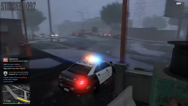 GTA V LSPDFR #178 LAPD Ford Taurus Police Interceptor Sedan смотреть онлайн