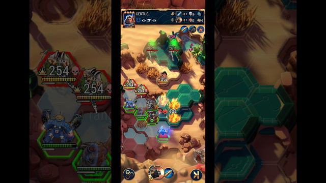 INDOMITUS ELITE: BATTLE 2 - 3 STARS - warhammer 40.000 tacticus - walkthrough смотреть онлайн