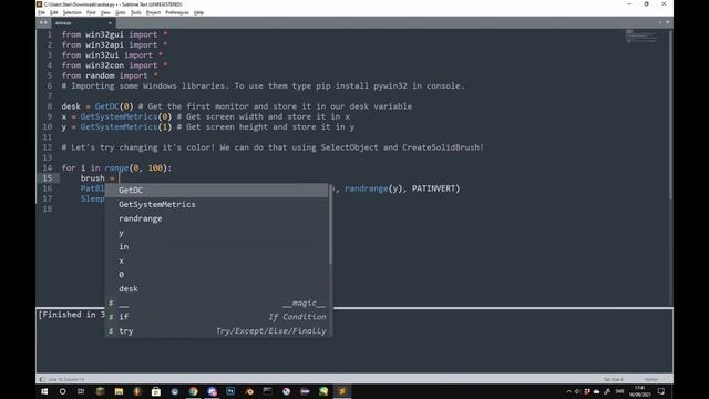 How to use PatBlt in Python! - Making GDI effects! (Educational purposes) смотреть онлайн