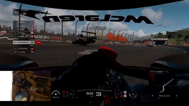 GRAN TURISMO SPORT,CORRENDO COM O VOLANTE T80,MCLAREN. смотреть онлайн
