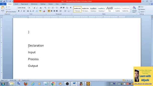 C Language Program 3 : Input Radius of Circle and Display/Print its Area | In Hindi | смотреть онлайн