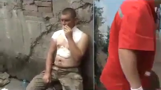 Допрос пленного, батальён Айдар смотреть онлайн