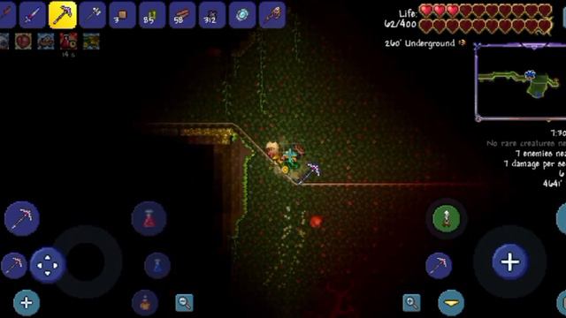 Slime Boi & Shining Shimmering - Terraria Mobile Let's Play 05 смотреть онлайн