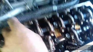 Mitsubishi Lancer 1991 4G13 4G15 EFI How to adjust Rocker arm Exhaust and intake valve clearance